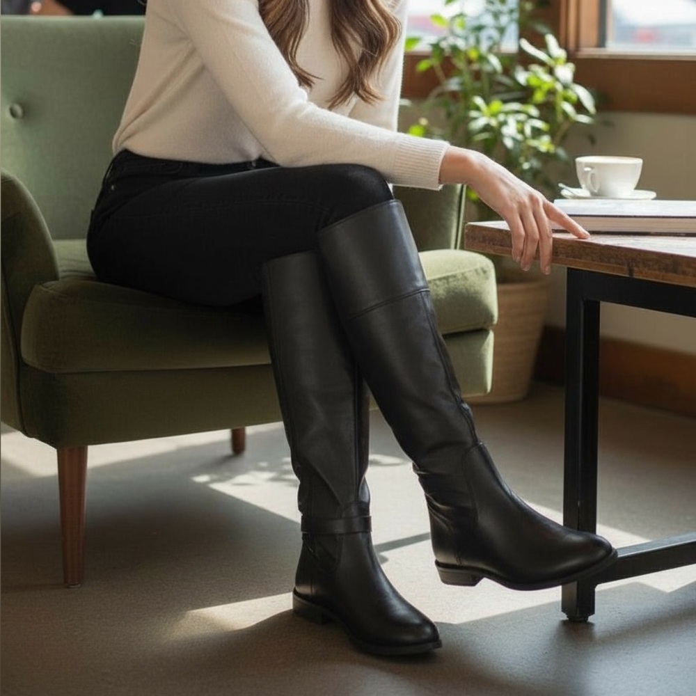 Bandolino Elegant Black Heeled Boots